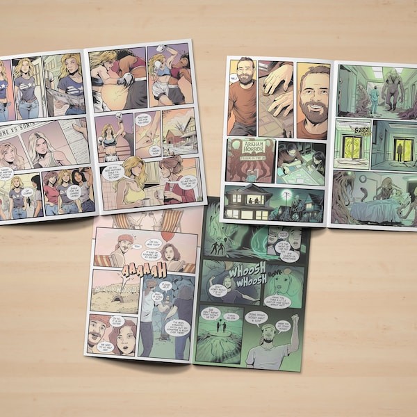 Personalisiertes, individuelles Comic-Buch-Comic-Strip-Geschenk