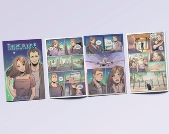 Tira cómica de manga personalizada