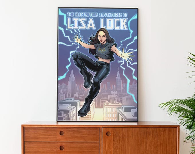 Custom Comic Book Cover Art, Personalized Superhero Portrait Gift, Hand Drawn No AI