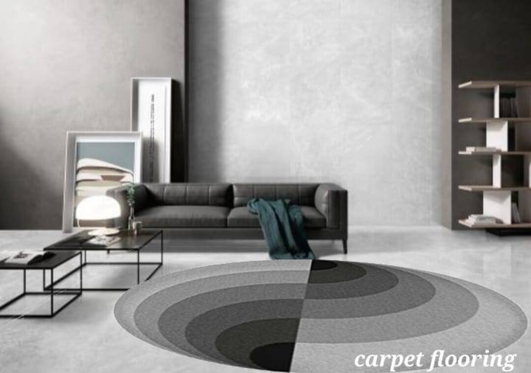 Round Shape Tufted Rug / Irregular Shape Carpet / Odd Shaped Rug