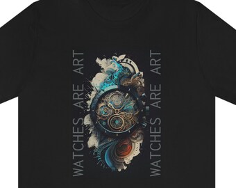 T-shirt de montre artistique : fait main au Canada, design unique