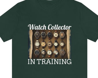 Camiseta de coleccionista de relojes: Horology Art, camiseta unisex de jersey