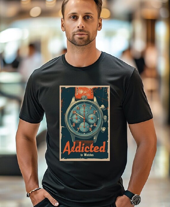 Classic Watch Design T-Shirt for Horology Fans