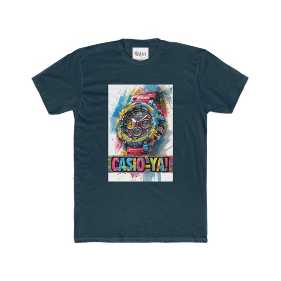 CASIO-YA! Watch Enthusiast T-Shirt. The Ultimate Casio Watch Lovers Graphic T-Shirt! Perfect gift for Casio watch Enthusiasts.
