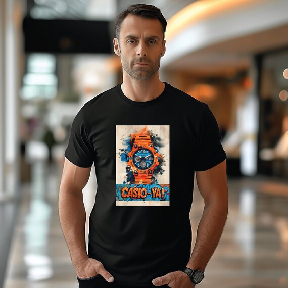 Casio-YA! Watch Enthusiast T-Shirt. The Ultimate Casio Watch Lovers Graphic T-Shirt! Perfect gift for Casio watch Enthusiasts. Casio T-Shirt
