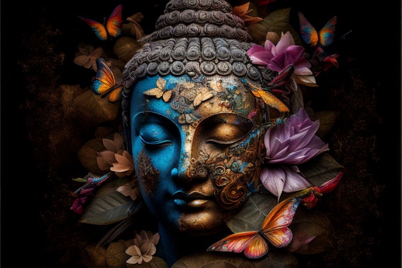 Artistic Enlightenment: Buddha's Serene Grace