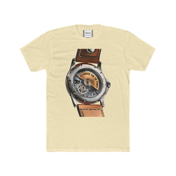Automatic for the People - Graphic Tee – Perfect Blend of Horology & Nostalgia