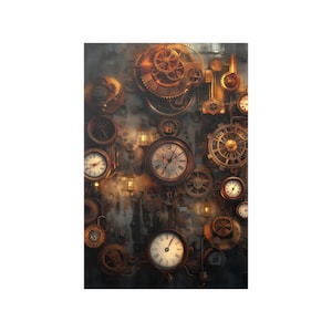 Art of Time - Clock and Watch Poster Series - Special Designed for those both Old and Young who are are fascinated with watches and clocks.