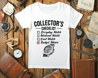 Watch Lovers Funny Graphic T-shirt - budget geblazen checklist shirt cadeau voor liefhebbers van uurwerken