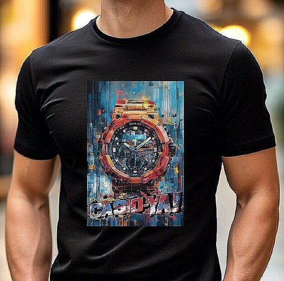 CASIO-YA! Watch Enthusiast T-Shirt. The Ultimate Casio Watch Lovers Graphic T-Shirt! Perfect gift for Casio watch Enthusiasts.