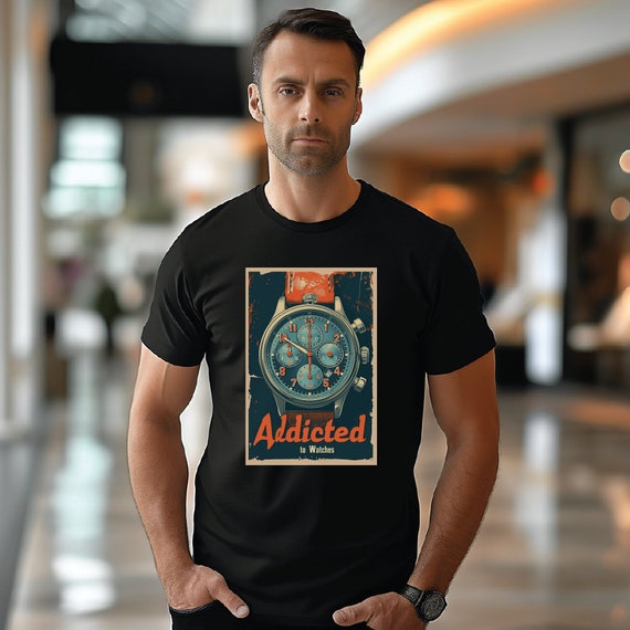 Classic Watch Design T-Shirt for Horology Fans