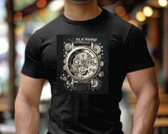 Horology Art T-Shirt: Mechanical Watch Graphic Tee