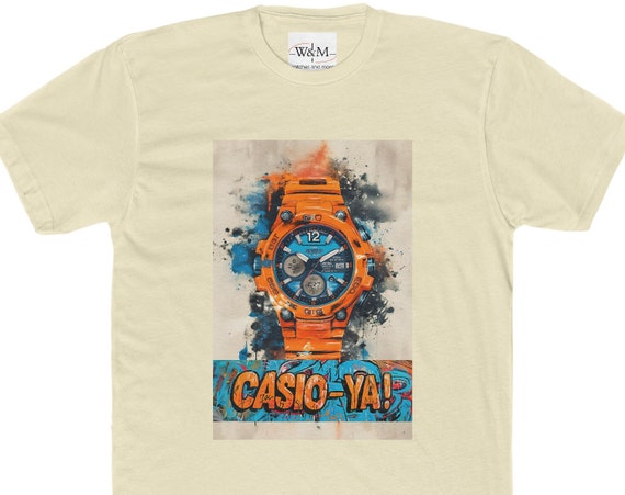 Casio-YA! Watch Enthusiast T-Shirt. The Ultimate Casio Watch Lovers Graphic T-Shirt! Perfect gift for Casio watch Enthusiasts. Casio T-Shirt