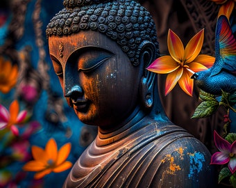 Spiritual Awakening: High-Resolution Buddha Imagery - These files capture the essence of Buddha as a symbol of peace.