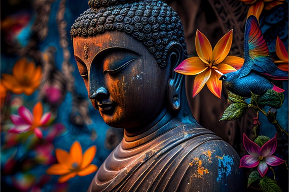 Spiritual Awakening: High-Resolution Buddha Imagery - These files capture the essence of Buddha as a symbol of peace.
