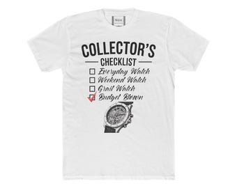 Watch Lovers Funny Graphic T-shirt - budget geblazen checklist shirt cadeau voor liefhebbers van uurwerken