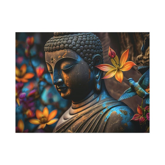 Buddha Image, Meditation Art, Asian Art, Enlightenment Image, Buddha Wall Art, Yoga Studio Art, Buddha gift, Buddha decoration, Lord Buddha