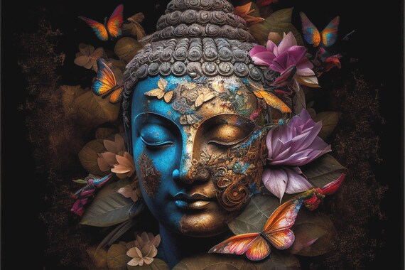 Artistic Enlightenment: Buddha's Serene Grace