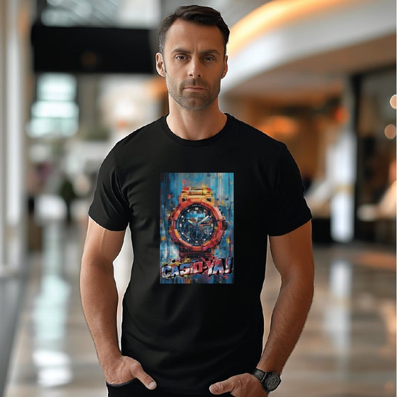 CASIO-YA! Watch Enthusiast T-Shirt. The Ultimate Casio Watch Lovers Graphic T-Shirt! Perfect gift for Casio watch Enthusiasts.