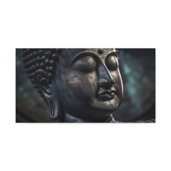 Buddha's Serenity Canvas Print - A Meditation Art for Peaceful Ambiance