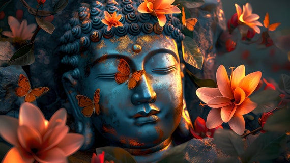 Harmony & Grace: Buddha Digital Art Collection - These files capture the essence of Buddha as a symbol of peace.