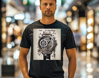 Mechanical Watchwork Art Tee | Detailed Timepiece Shirt