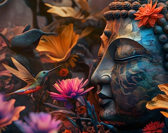 Spiritual Awakening: High-Resolution Buddha Imagery - These files capture the essence of Buddha as a symbol of peace.