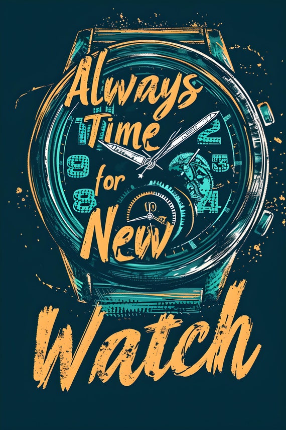 Always Time for a New Watch - Watch Enthusiast T-Shirt