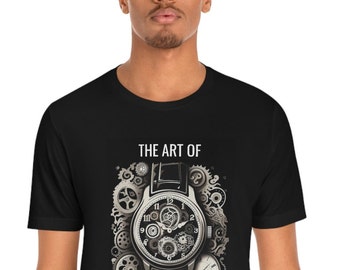 Camiseta para entusiastas de los relojes / Camiseta con diseño de mecanismo de reloj