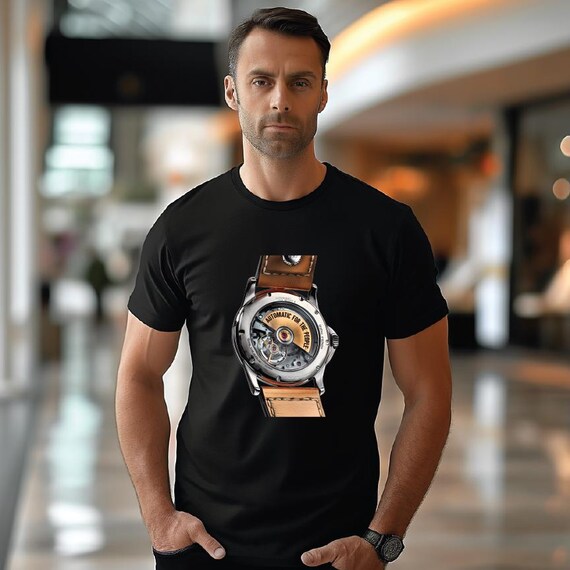Automatic for the People - Graphic Tee – Perfect Blend of Horology & Nostalgia