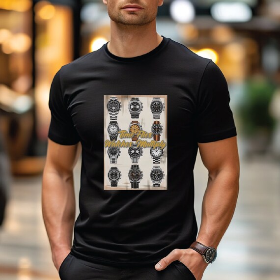 Time Flies Watches Multiply - Watch Enthusiast T-Shirt - Perfect gift for The Watch Lover in Your Life