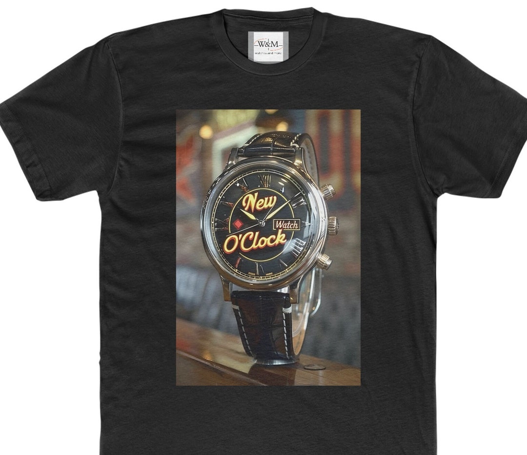 New Watch O'clock T-shirt: Watch Enthusiast Graphic Tee - Etsy
