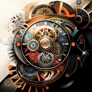 5 fichiers d'art de montre cool, art de la montre, montre l'art de la toile, montre l'œuvre d'art, art numérique, montres, horlogerie, impressions numériques, impressions artistiques, art abstrait