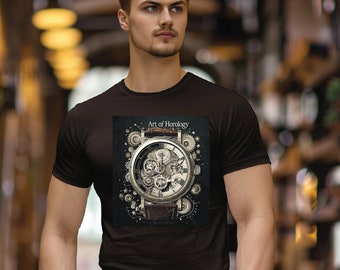 Horology Art T-Shirt: Mechanical Watch Graphic Tee