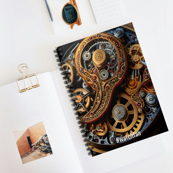 Custom Watch Journal: Log Your Watch Journey with Style | WatchesAndMore Original Art Collection | Perfect Gift for Watch Collectors!