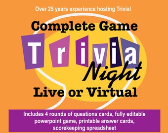 Kneipen-Trivia-Nachtspiel – Virtuell oder In-Person (Powerspitze)