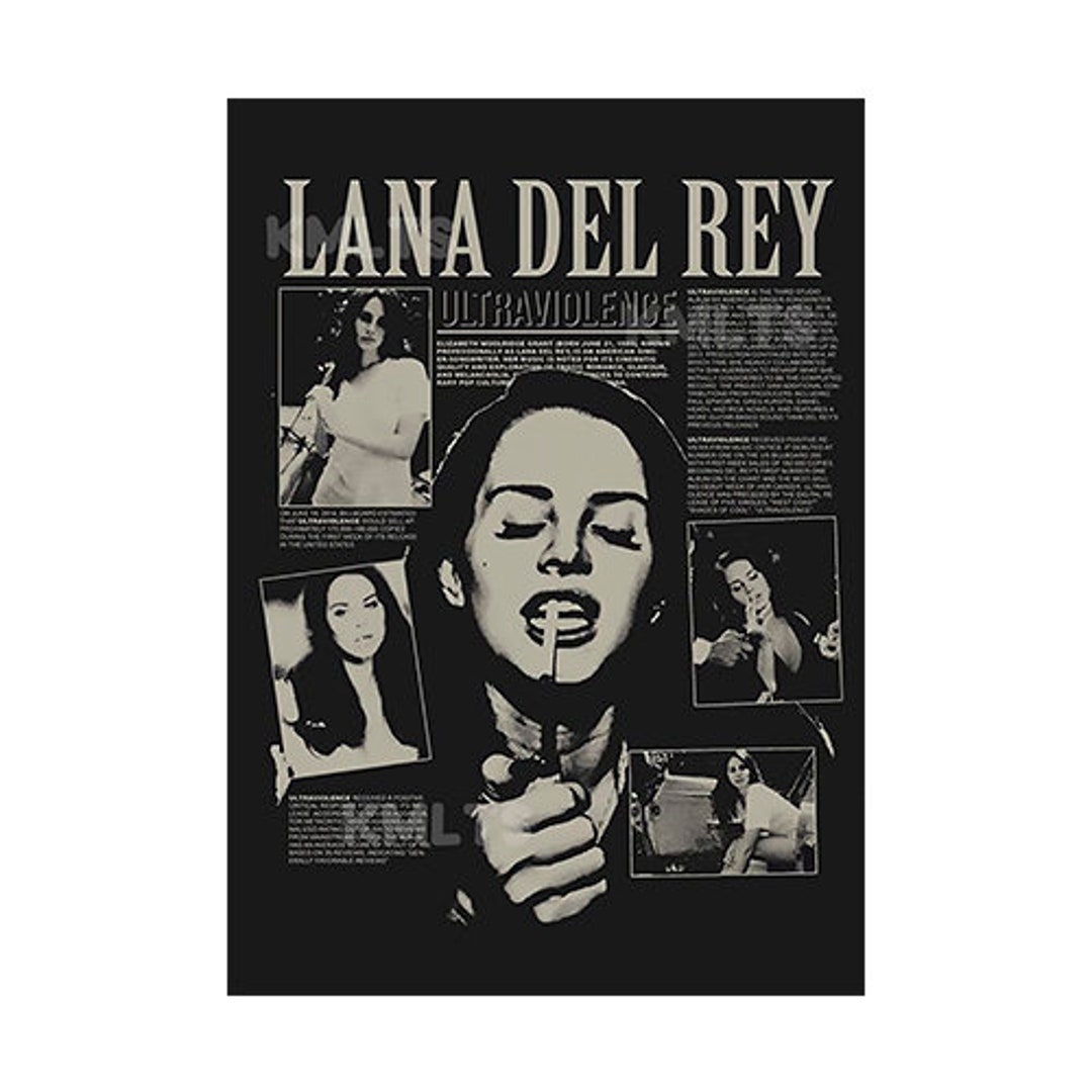 Lana Del Rey Poster Printable Digital Poster Wallart , Lana Del Rey Album Cover , Printable Art
