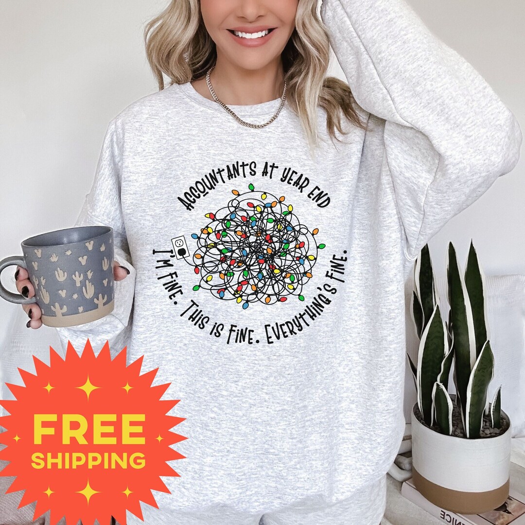 Accounting Sweatshirt for Christmas Accounting Team Shirt for