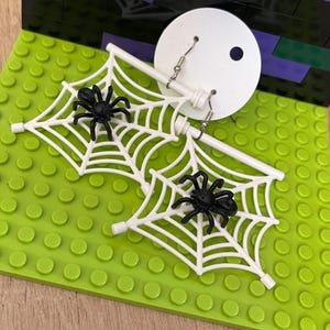 Goth LEGO® Brick Earrings: Alt Punk Jewelry