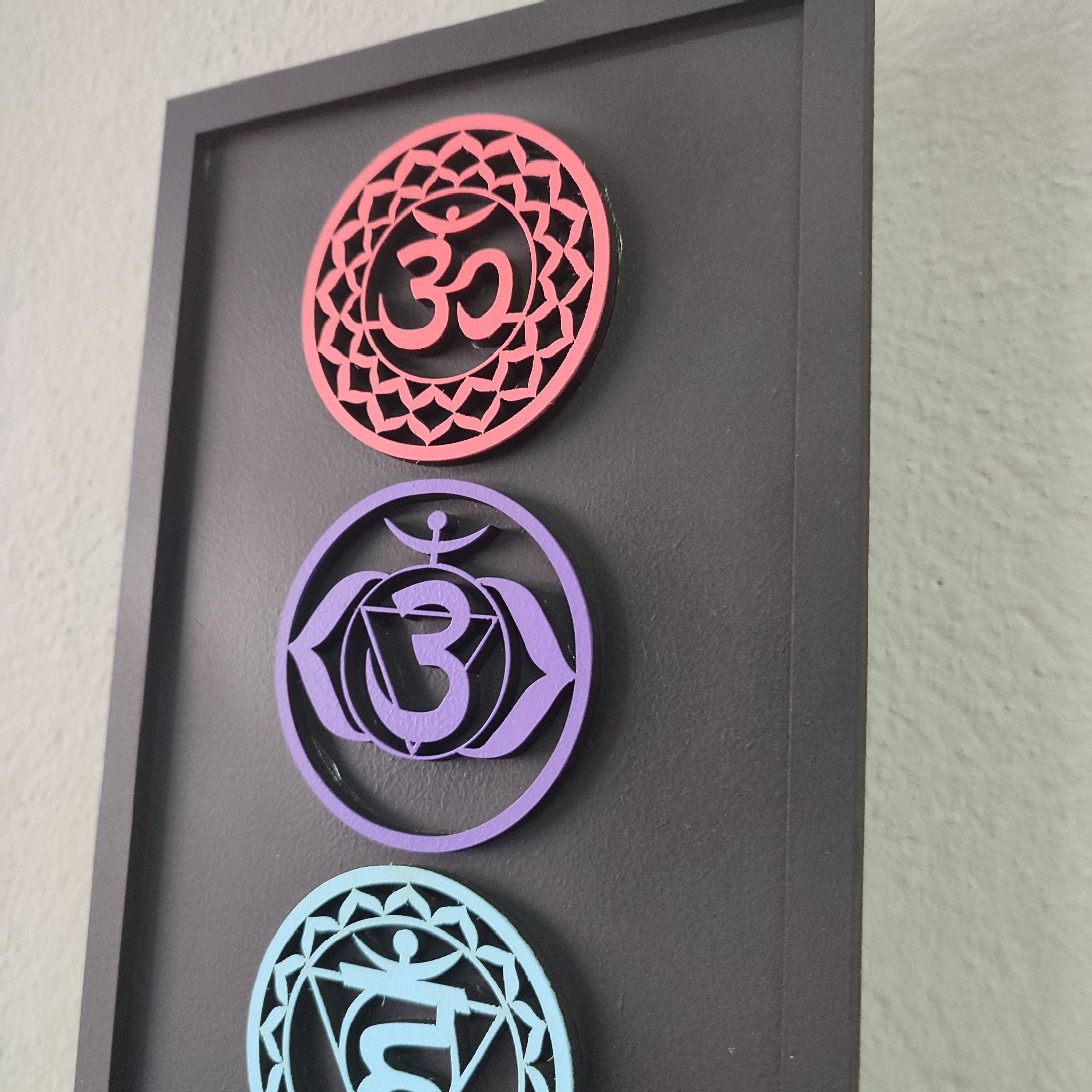 Chakra Wall Decor, Chakra Wall Art, Chakra Wood Art, Chakra Wall