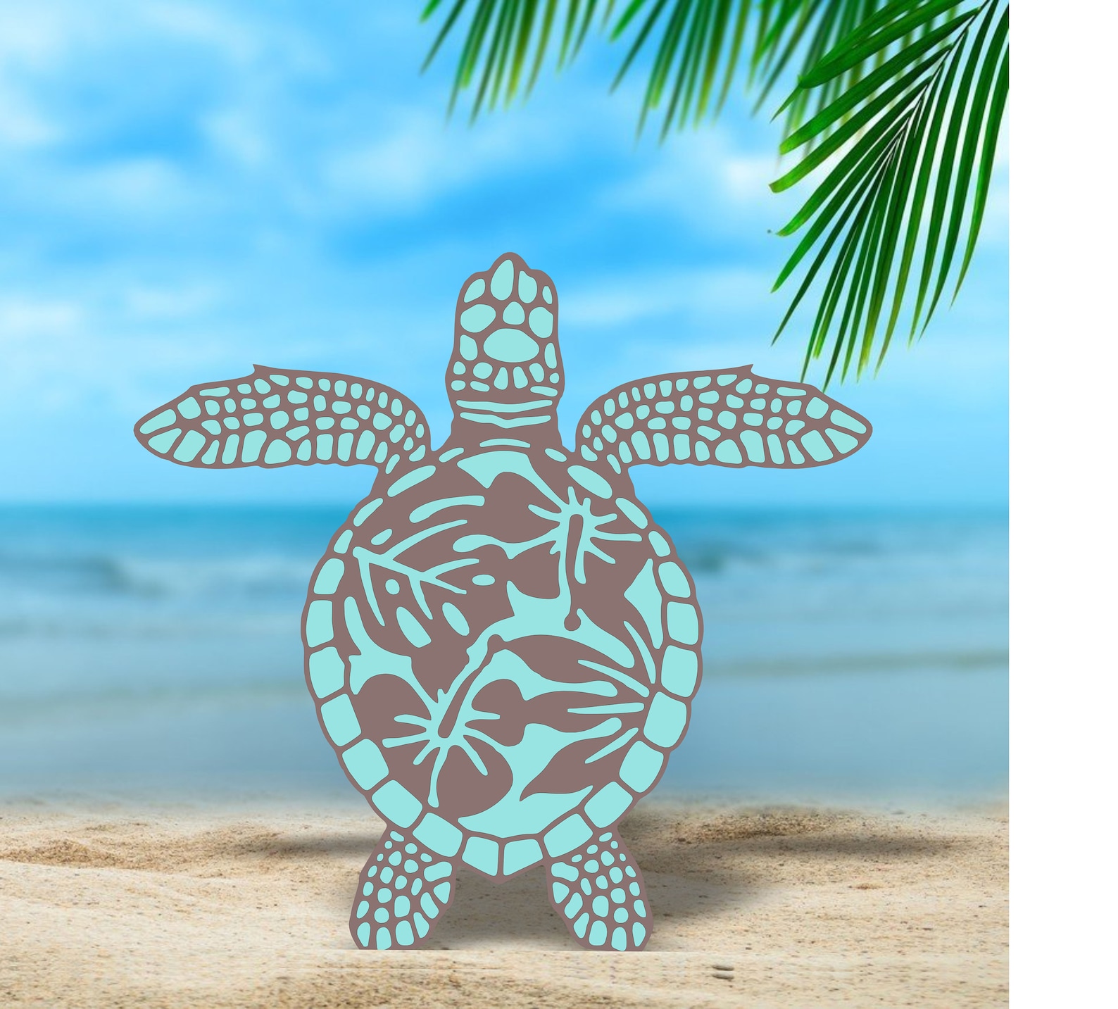 Tropical Theme Sea Turtle Wall Art Add a Splash of Beach Vibes to Your