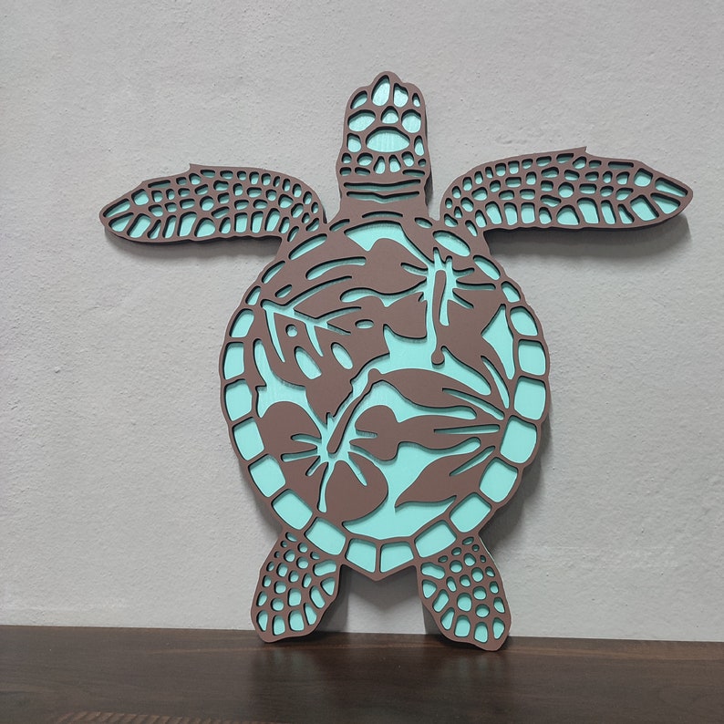 Tropical Theme Sea Turtle Wall Art Add a Splash of Beach Vibes to Your