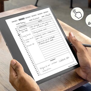 Cornell Notes for Kindle Scribe | Notebook Template | Writing Journal ...