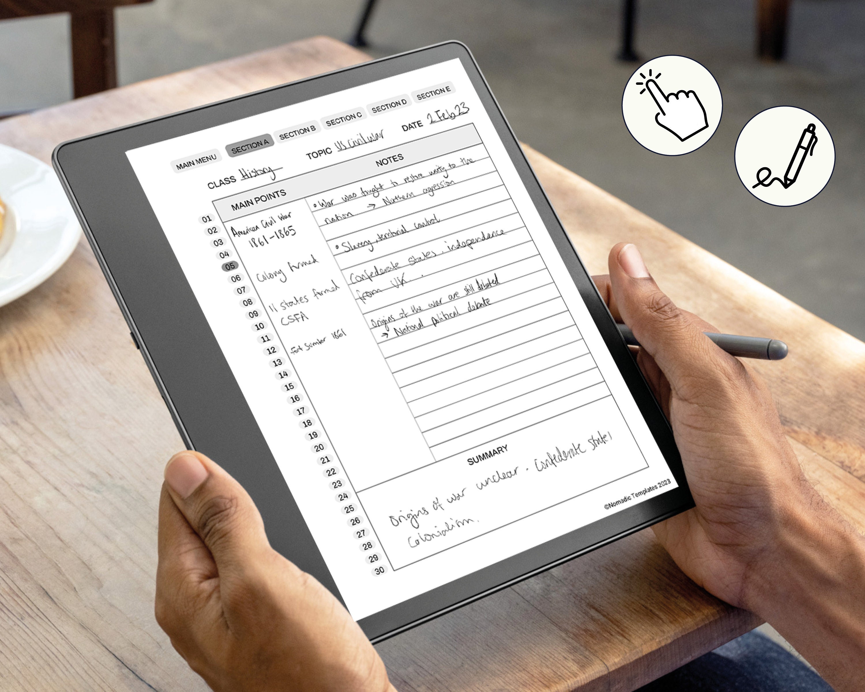 Cornell Notes for Kindle Scribe | Notebook Template | Writing Journal ...