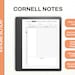 Cornell Notes for Kindle Scribe | Notebook Template | Writing Journal ...