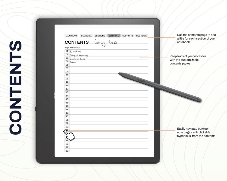 Cornell Notes for Kindle Scribe | Notebook Template | Writing Journal ...