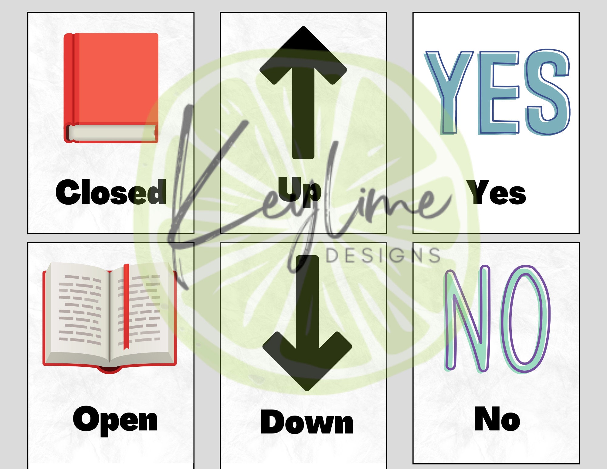 15 Opposite Printable Matching Cards | Matching Game | Homeschool ...