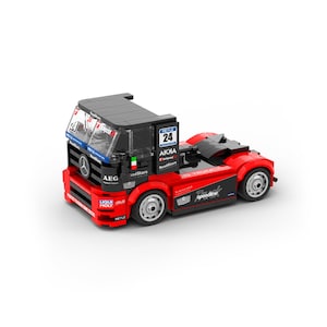 Mercedes Benz |  TAMIYA RC Race Truck Actros - Building Instructions for building blocks