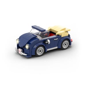 VW Beetle |  Cabrio - Building Instructions for building blocks