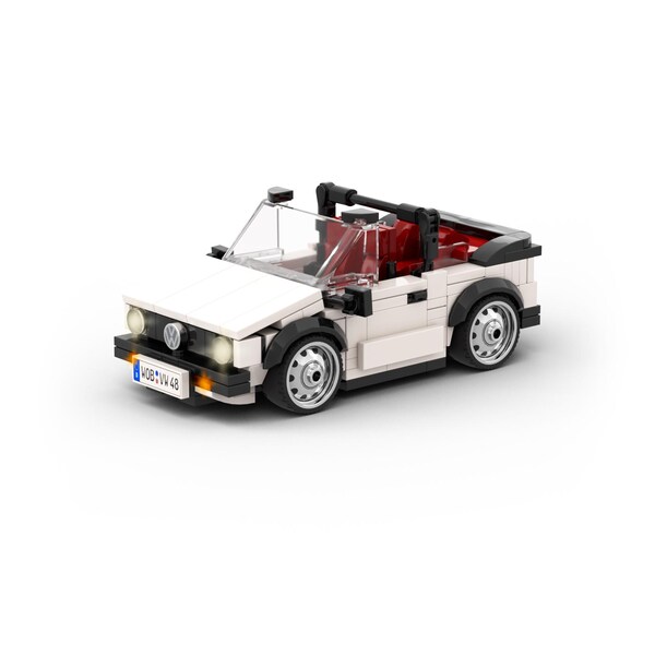 VW Golf 1 |  Cabrio - Instrucciones de construcción para bloques de construcción